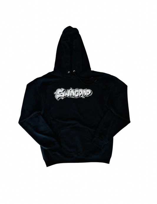 SWAGDAD - Hooded Sweatshirt - Black