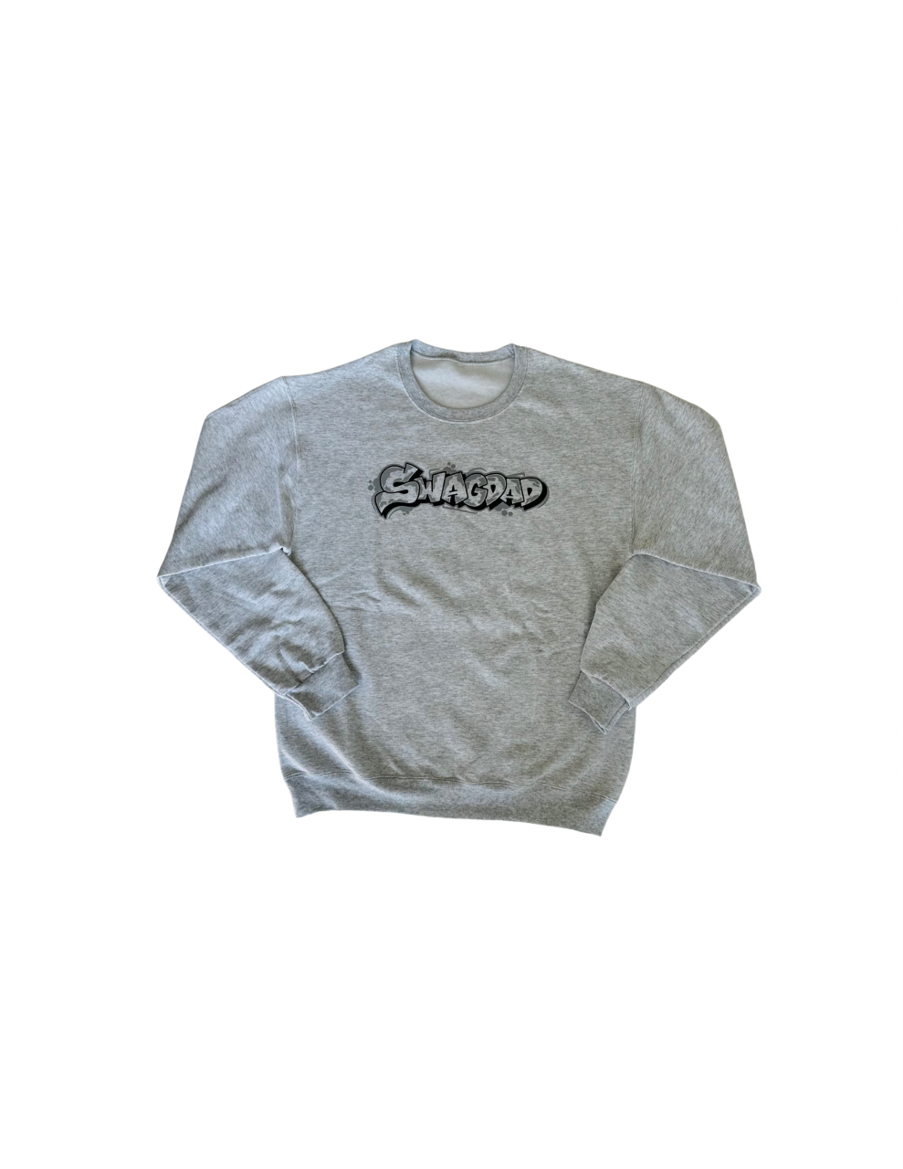 SWAGDAD - Crew Neck Sweat Shirt - Light Gray